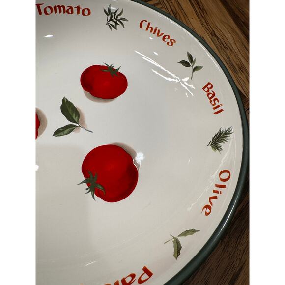 Crate & Barrel, Pomodori Collection Pasta Bowl, 13” x 2.75" - Picture 5 of 8